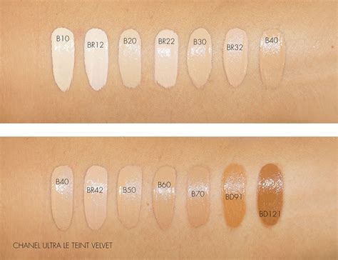 chanel ultra le teint velvet colors|chanel velvet foundation 10 beige.